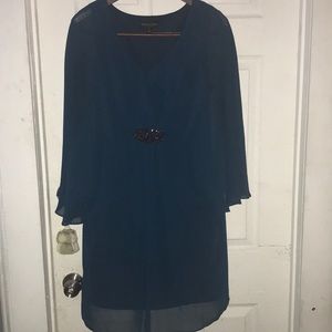 Connected apparel green dress